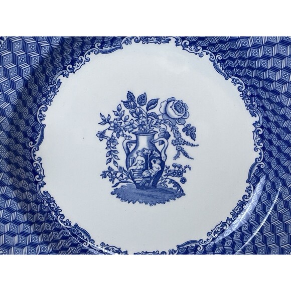 Vintage SPODE England Blue Room Collection Dinner Plate 10 1/2" Portland Vase - Picture 6 of 9